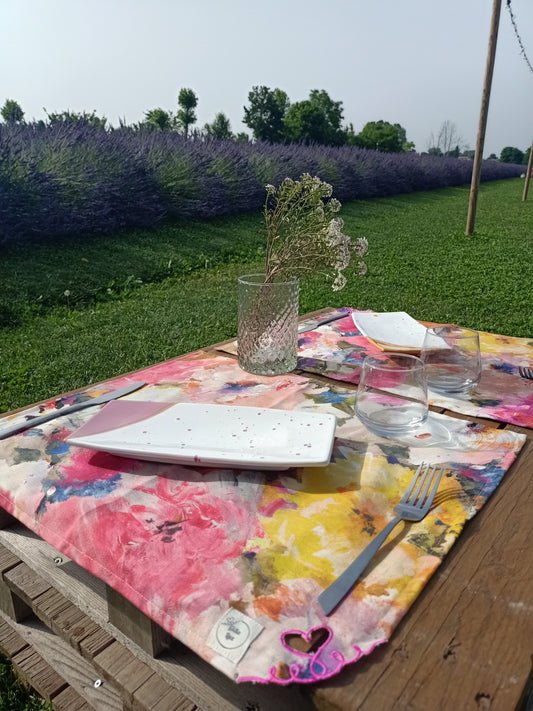 Watercolor placemats