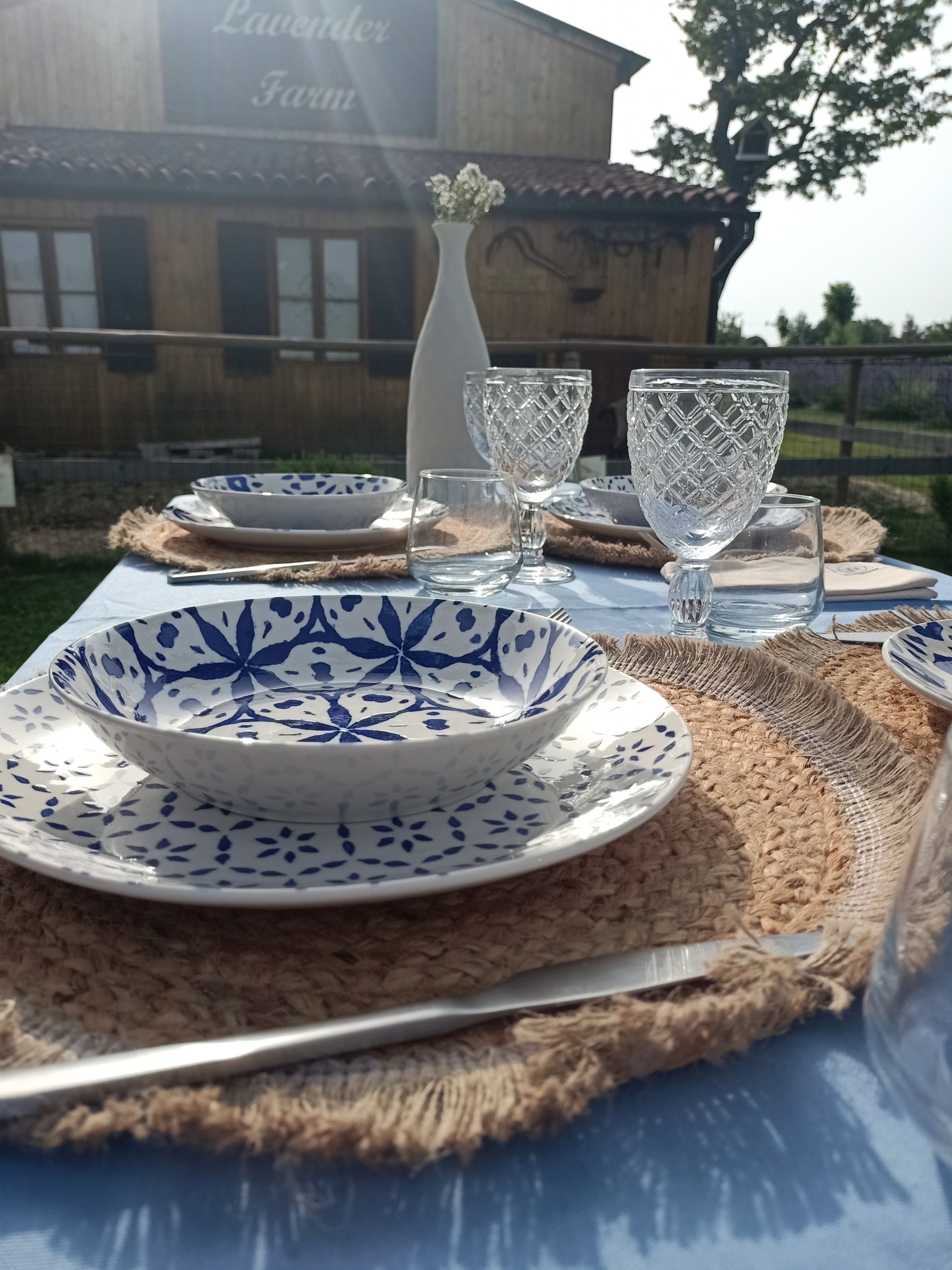 Servizio di piatti in porcellana Marrakech 18 pz